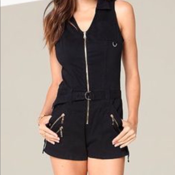 bebe Other - Bebe Sateen Strap Romper